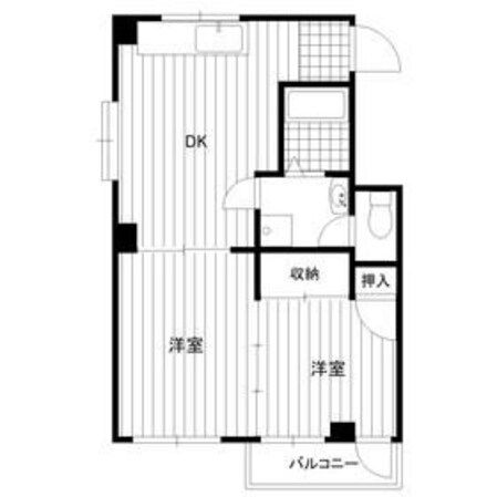 コーワハイツの物件間取画像